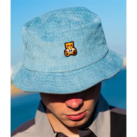 Corduroy Bucket Hat in Teddy .